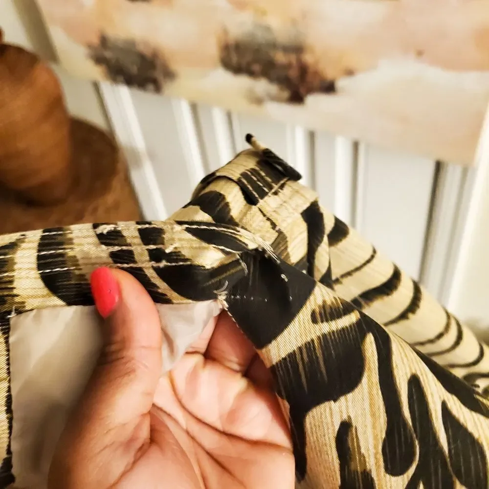 Vintage Josephine Chaus Zebra Print Blazer Sz 12